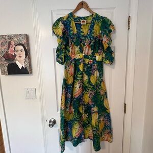 Farm Rio cotton silk star fish and fruit size small